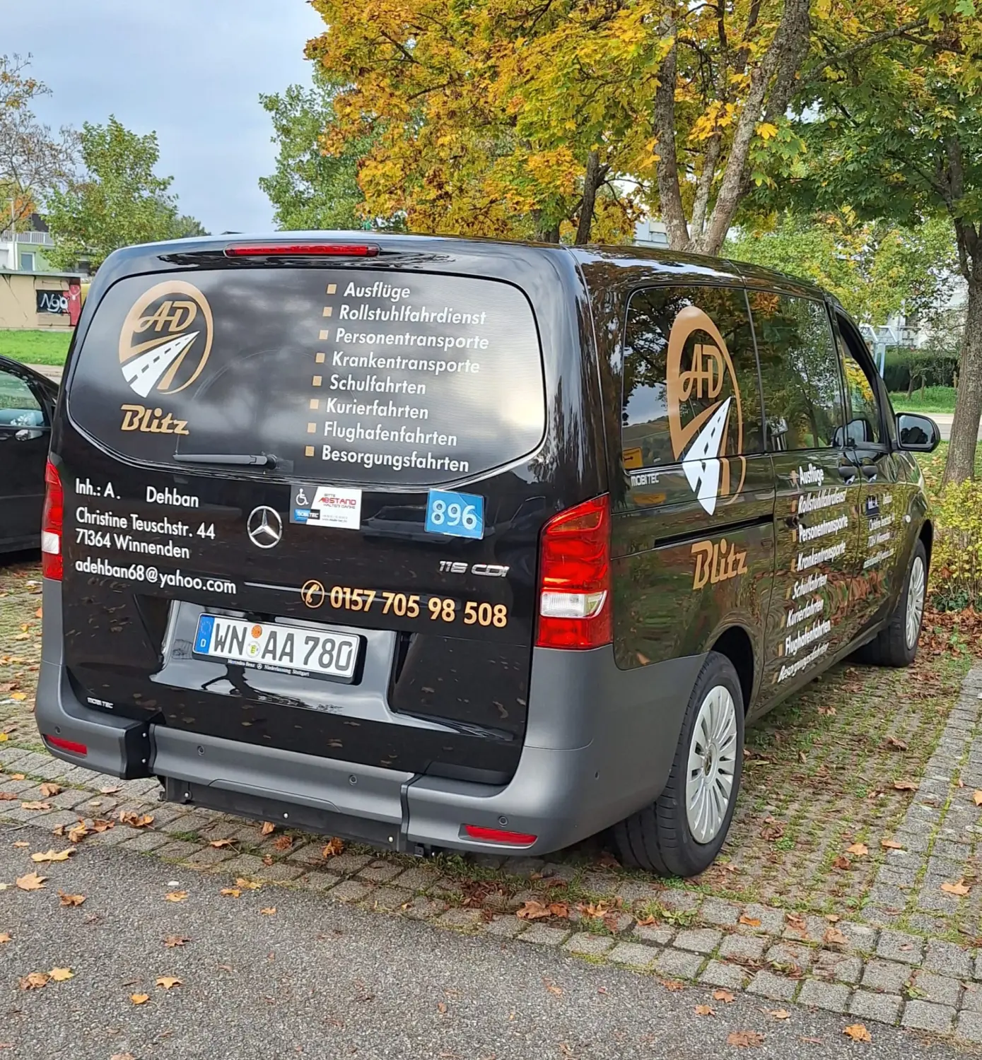 Sicherer & bequemer Transport für Menschen mit Handicap in Winnenden